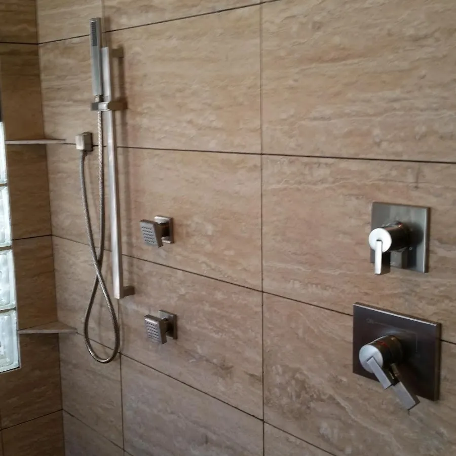 Shower fixture installation for Frozen Pipe Repair in Lysander